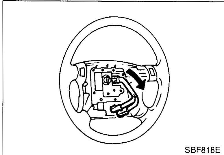Front view of the steering wheel showing the air bag module being installed. A 'Special bolt' callout marks one of the mounting bolts. Torque callout: '15 - 25 N·m (1.5 - 2.5 kg-m, 11 - 18 ft-lb)'.