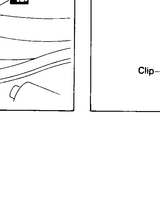 Detail B — bumper fascia clip location at the wheel-opening edge.