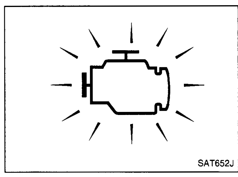 Illustration showing performing ECM input/output signal inspection before replacement (OLD ONE).