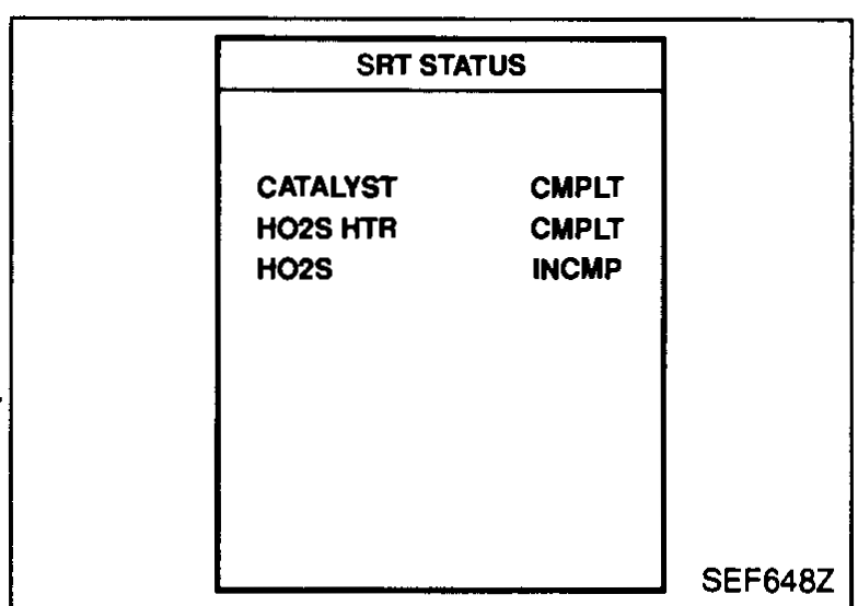 CONSULT-II DATA MONITOR screen showing MONITOR NO DTC, ENG SPEED XXX rpm