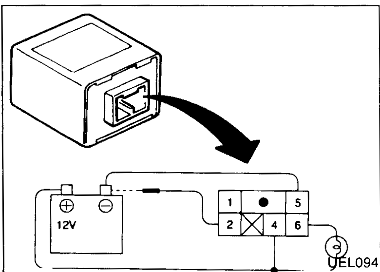 Rear wiper motor on back door — Wiper Motor Fixing bolts ①, ②, ③ torque 3.8-5.1 N·m (0.39-0.52 kg-m).