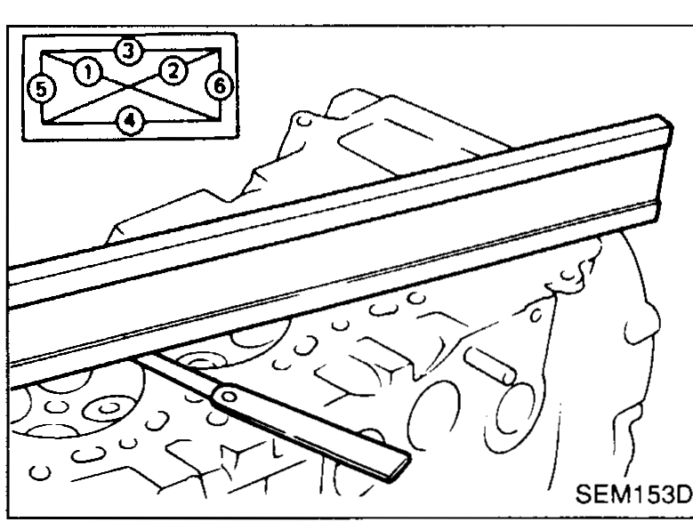 Tool KV10116200 being used to extract a valve oil seal from the cylinder head.