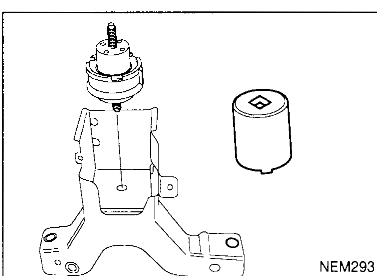 Engine + transaxle assembly being lowered out from under the front of the vehicle — illustrates step 24 (remove engine with transaxle).
