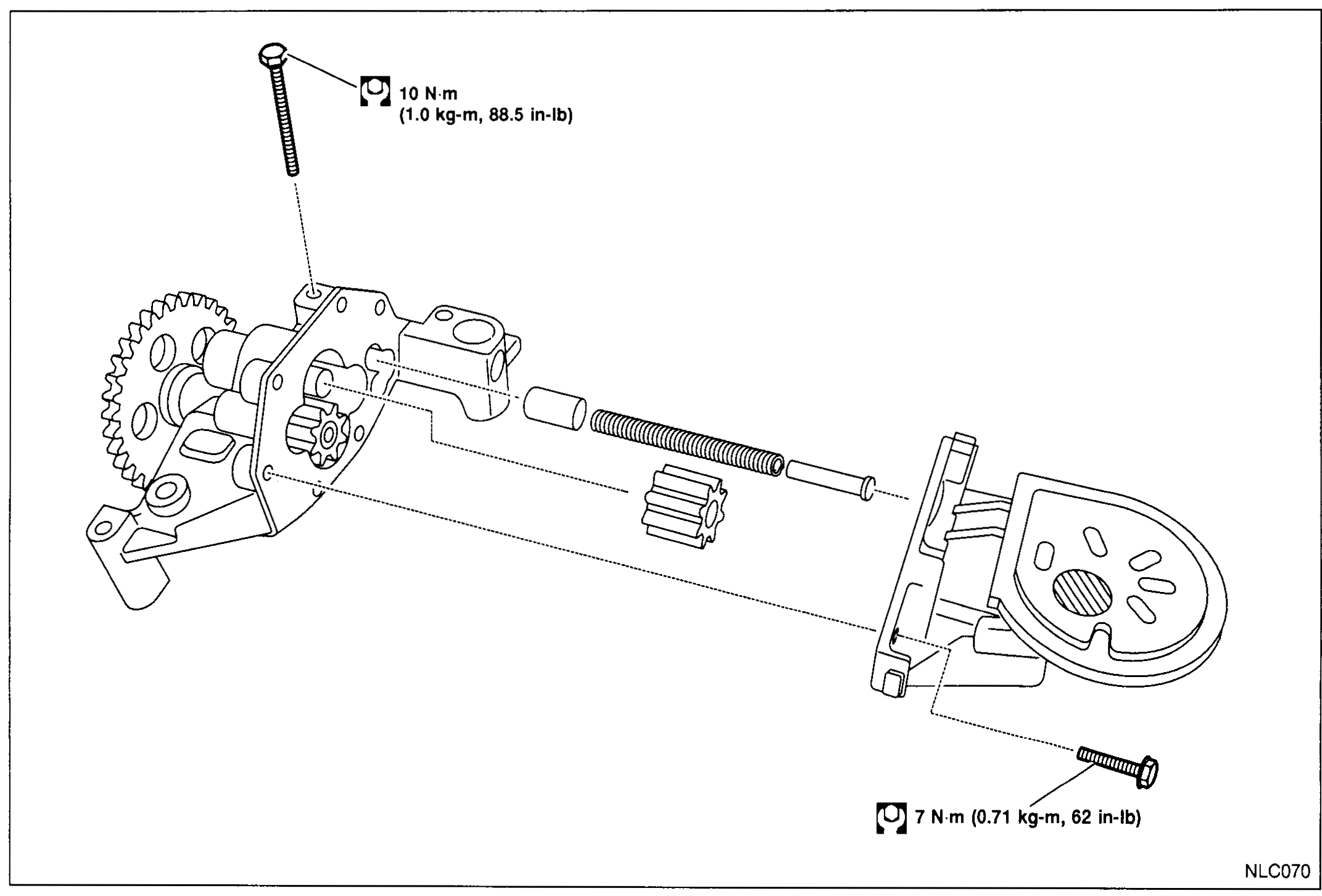 ENGINE LUBRICATION SYSTEM - Oil Pump (Cont'd) - Disassembly and Assembly