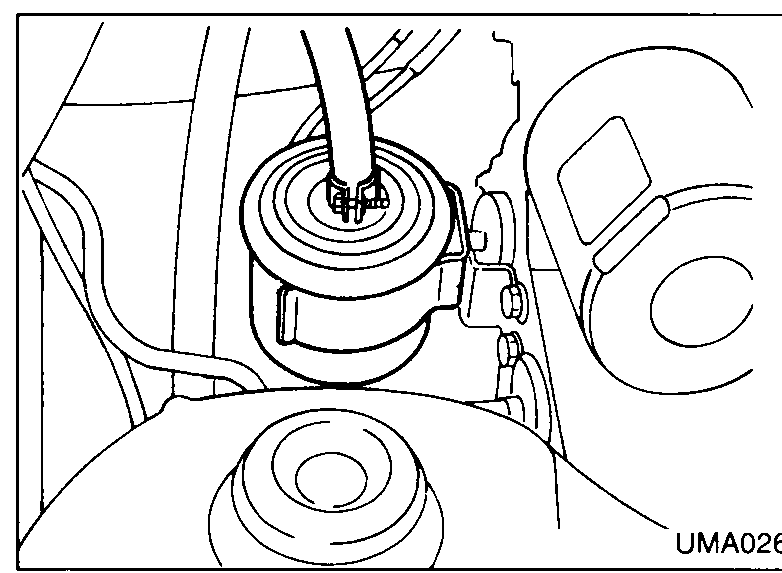Fuse box illustrations for both Left-hand drive and Right-hand drive showing the location of the Fuel pump fuse (arrows).