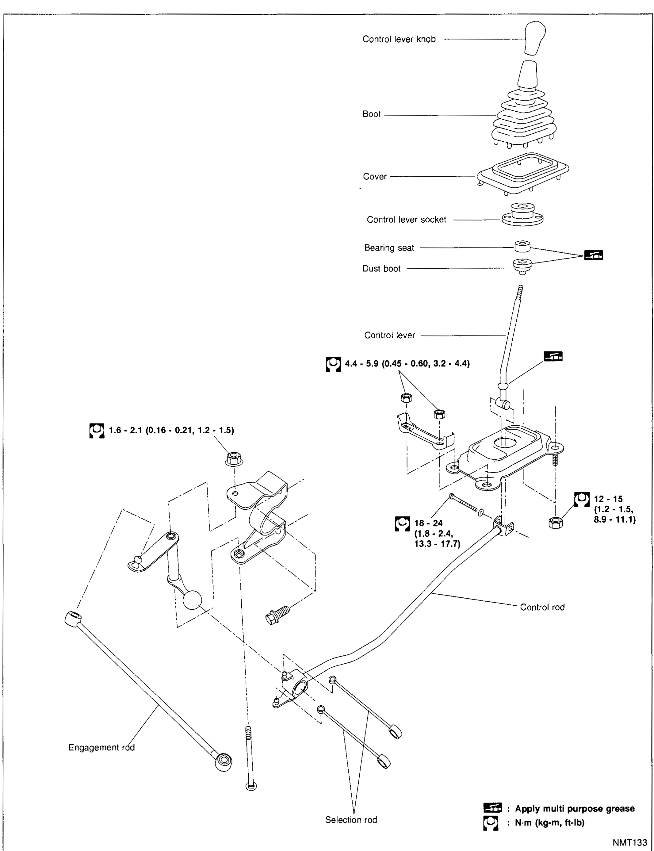 TRANSAXLE GEAR CONTROL (MA5L)