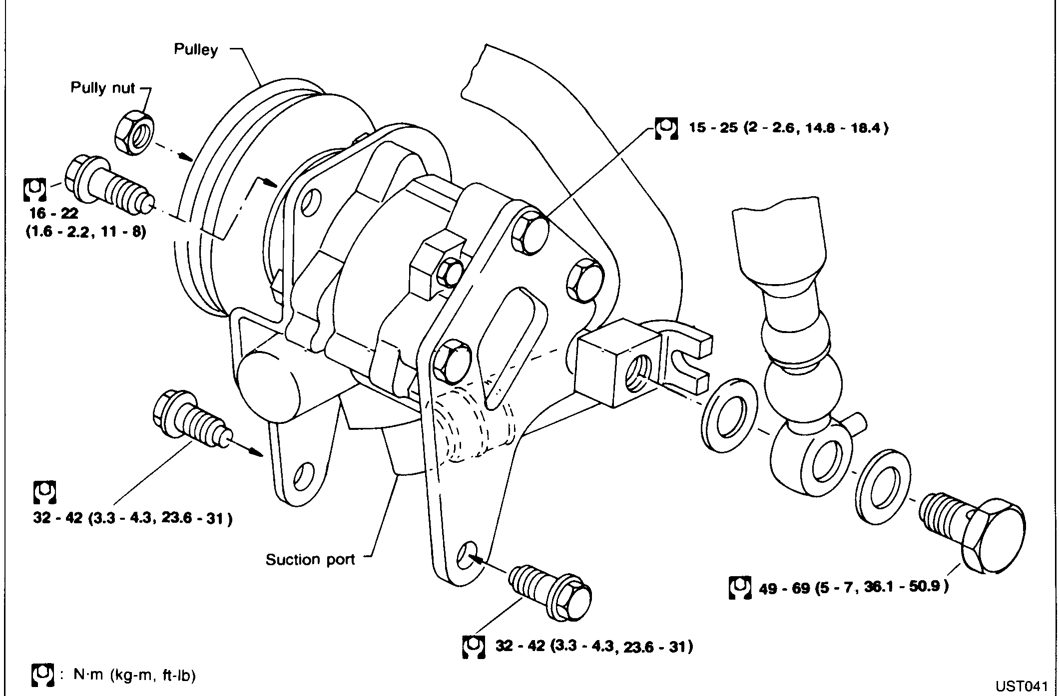 POWER STEERING OIL PUMP